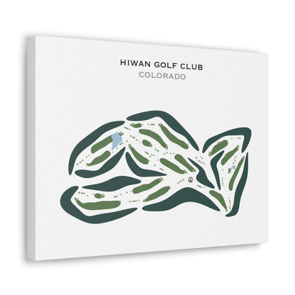 Hiwan Golf Club, Colorado - Printed Golf Courses
