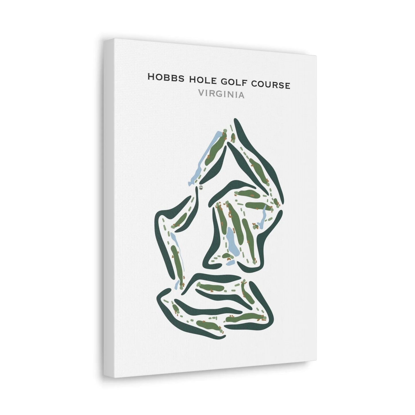 Hobbs Hole Golf Course, Virginia - Printed Golf Courses