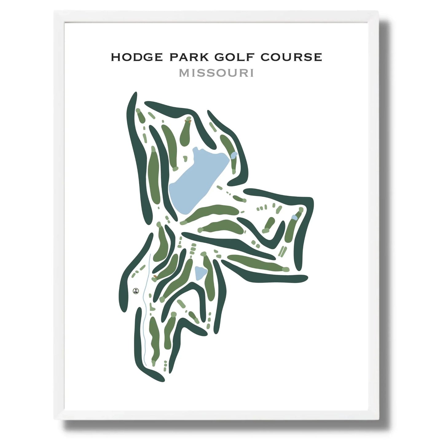 Hodge Park Golf Course, Missouri - Printed Golf Course