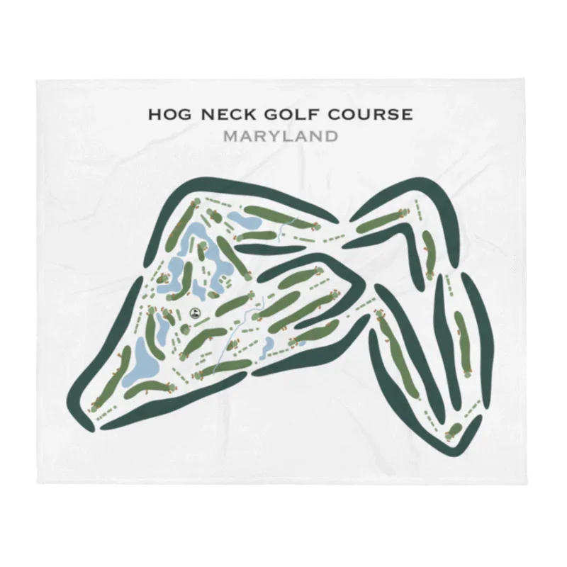 Hog Neck Golf Course, Maryland - Printed Golf Courses