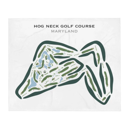 Hog Neck Golf Course, Maryland - Printed Golf Courses