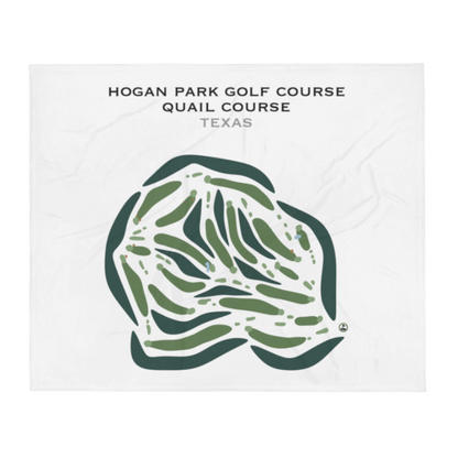 Hogan Park Golf Course, Quail Course, Texas - Printed Golf Courses