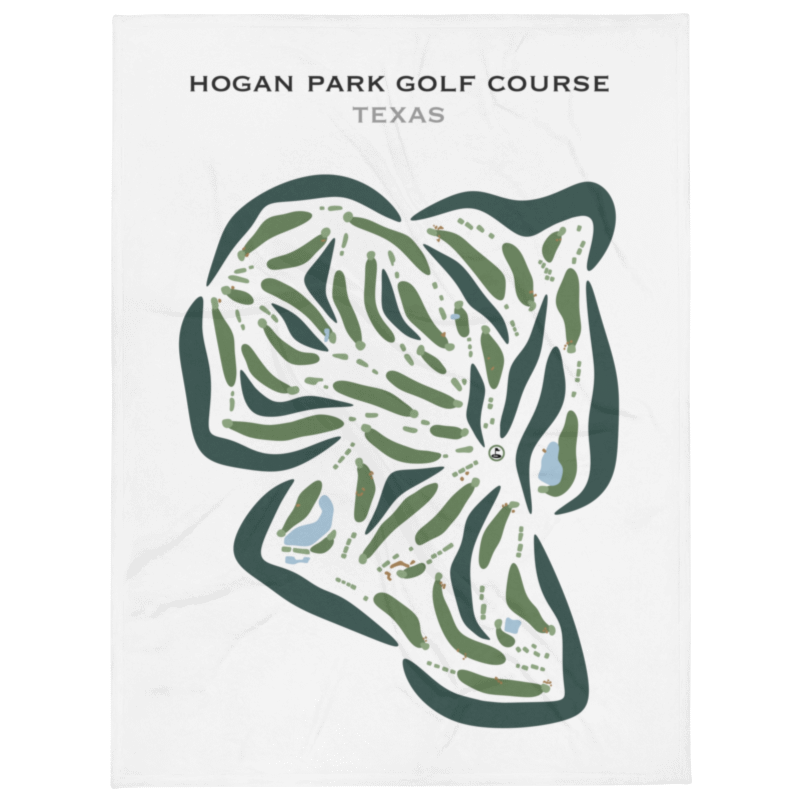 Hogan Park Golf Course, Texas - Printed Golf Courses