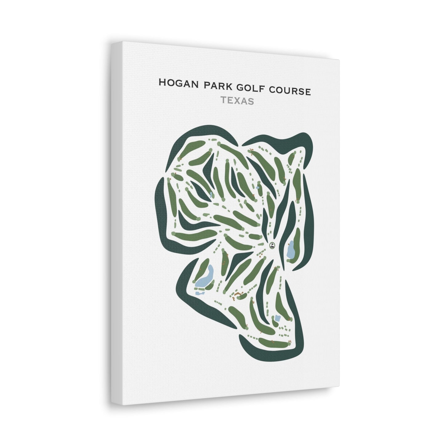 Hogan Park Golf Course, Texas - Printed Golf Courses