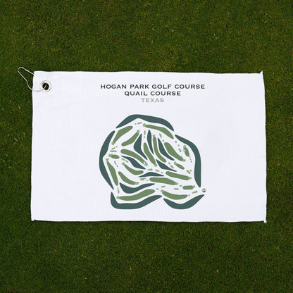 Hogan Park Golf Course, Quail Course, Texas - Printed Golf Courses