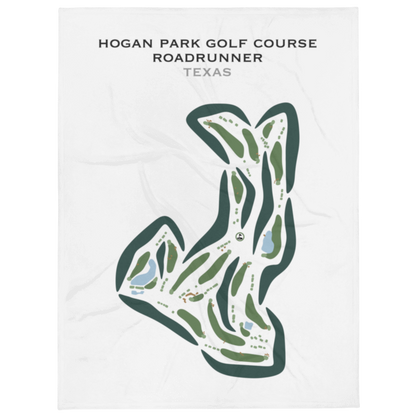 Hogan Park Golf Course, Roadrunner Course, Texas - Printed Golf Courses