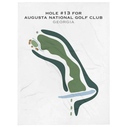 13th Hole At Augusta National, Georgia - Printed Golf Courses