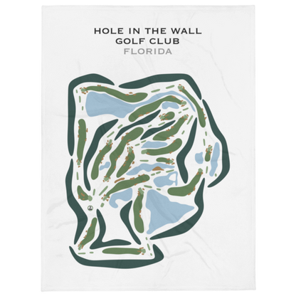 Hole in the Wall Golf Club, Florida - Printed Golf Courses
