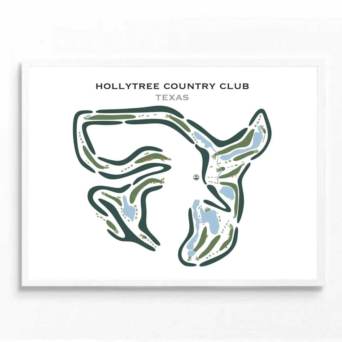 Hollytree Country Club, Texas - Printed Golf Courses