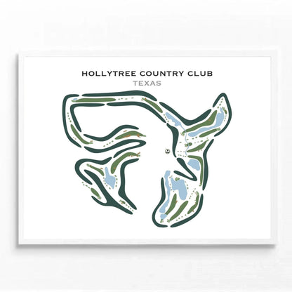 Hollytree Country Club, Texas - Printed Golf Courses