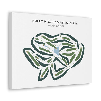 Holly Hills Country Club, Maryland - Printed Golf Courses