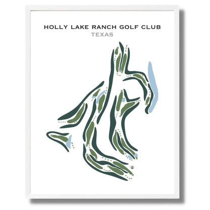 Holly Lake Ranch Golf Course, Texas - Printed Golf Courses