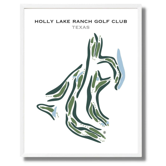 Holly Lake Ranch Golf Course, Texas - Printed Golf Courses