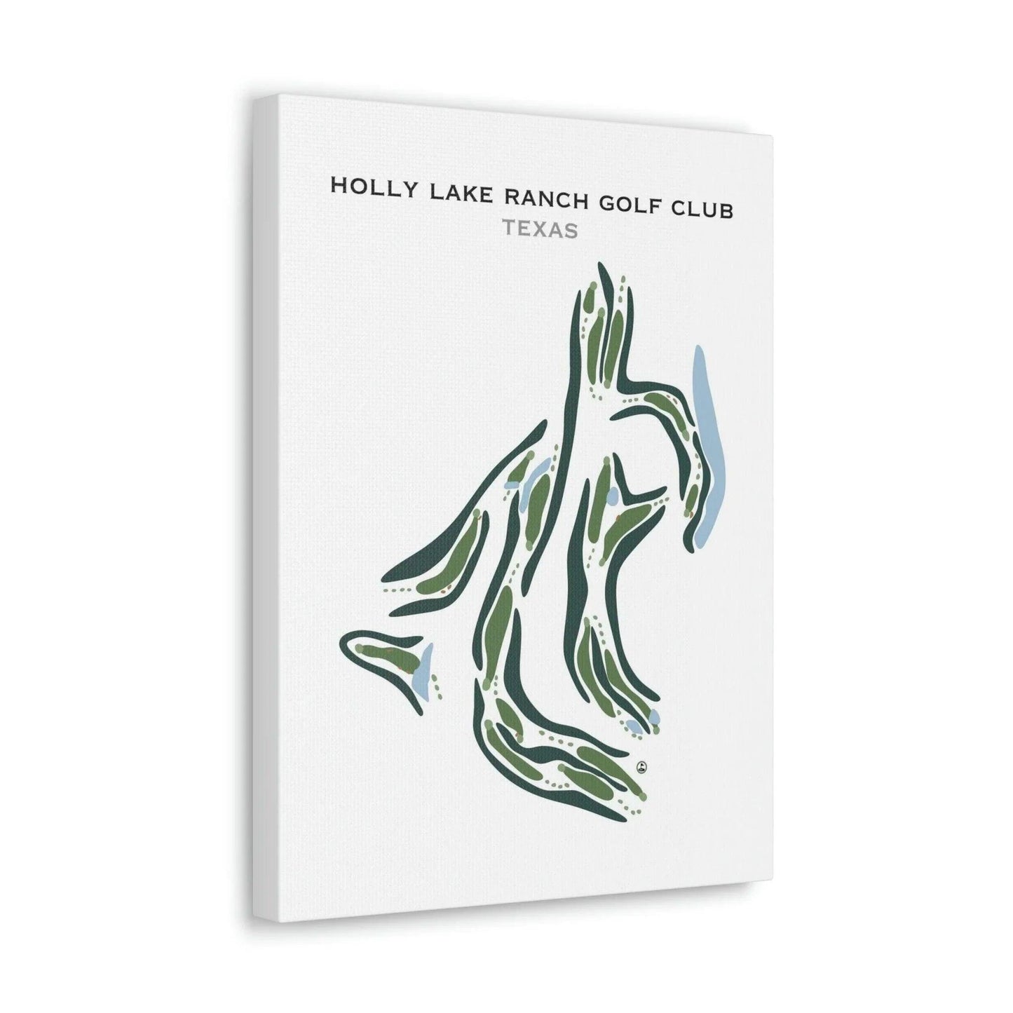 Holly Lake Ranch Golf Course, Texas - Printed Golf Courses