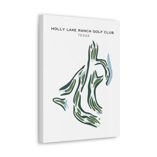 Holly Lake Ranch Golf Course, Texas - Printed Golf Courses