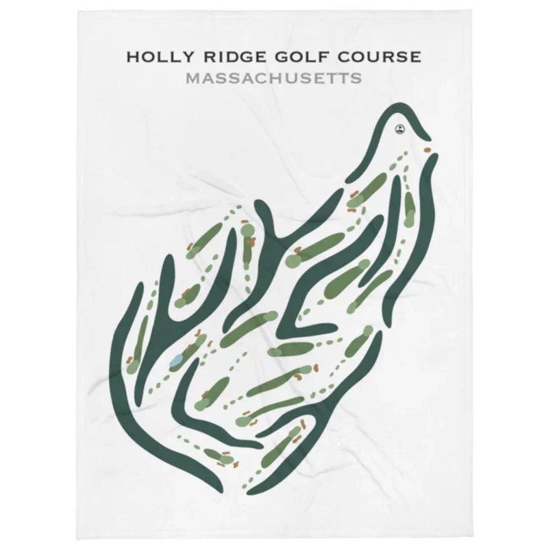Holly Ridge Golf Course, Massachusetts - Printed Golf Courses