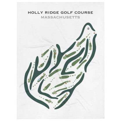 Holly Ridge Golf Course, Massachusetts - Printed Golf Courses