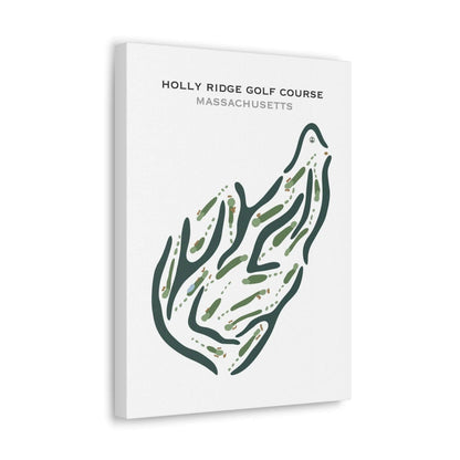 Holly Ridge Golf Course, Massachusetts - Printed Golf Courses
