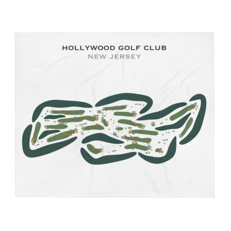 Hollywood Golf Club, New Jersey - Printed Golf Courses