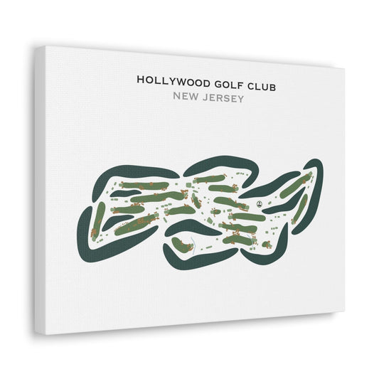Hollywood Golf Club, New Jersey - Printed Golf Courses