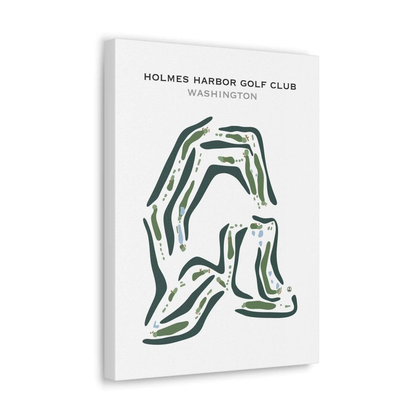 Holmes Harbor Golf Club, Washington - Printed Golf Course
