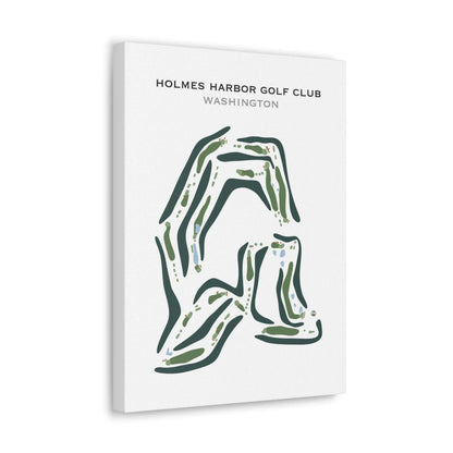 Holmes Harbor Golf Club, Washington - Printed Golf Course