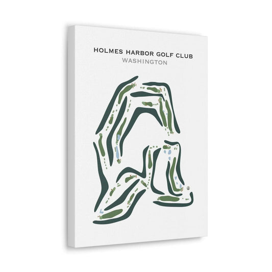 Holmes Harbor Golf Club, Washington - Printed Golf Course
