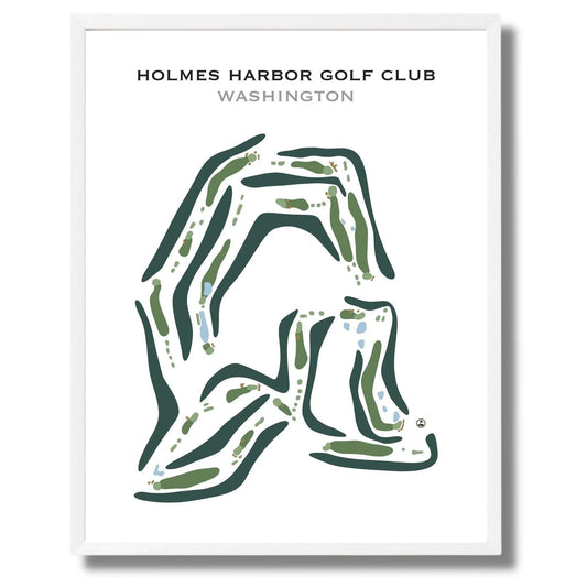 Holmes Harbor Golf Club, Washington - Printed Golf Course