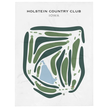 Holstein Country Club, Iowa - Printed Golf Course