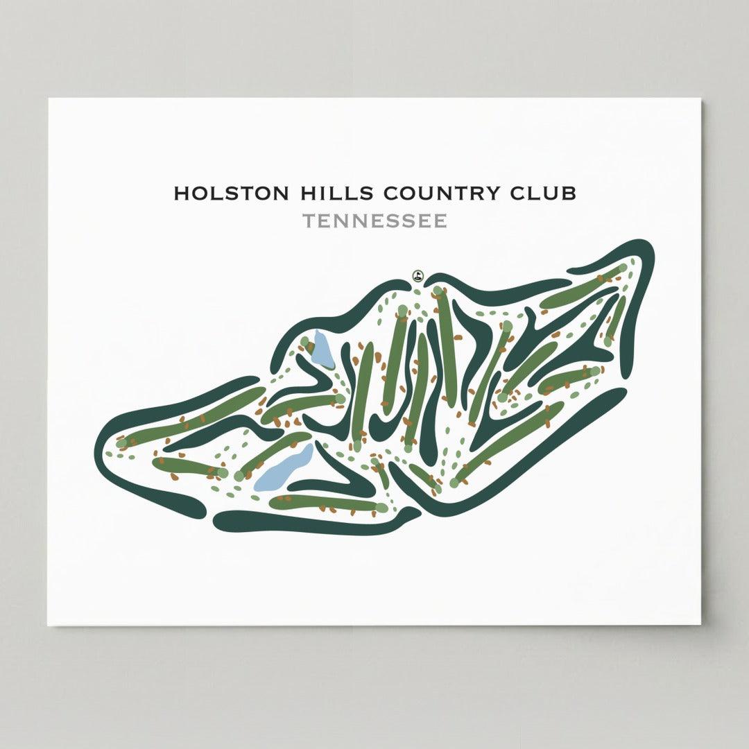 Holston Hills Country Club, Tennessee - Printed Golf Courses