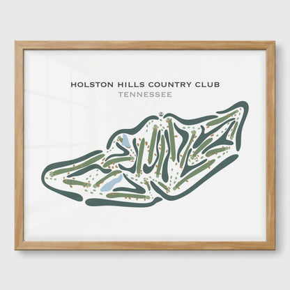 Holston Hills Country Club, Tennessee - Printed Golf Courses