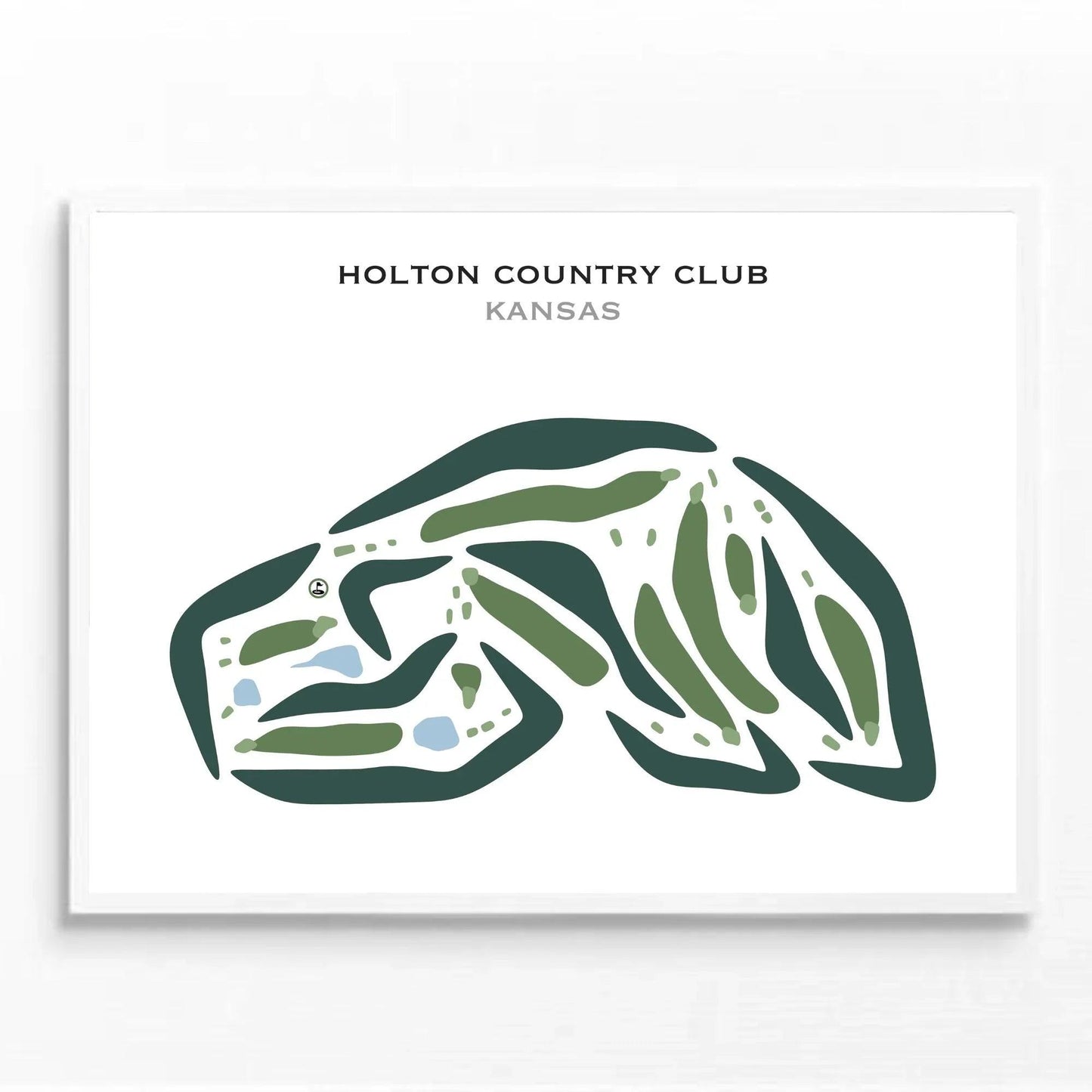 Holton Country Club, Kansas - Printed Golf Courses