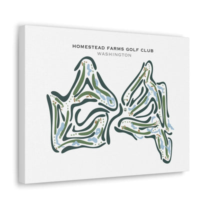Homestead Farms Golf Club, Washington - Printed Golf Courses