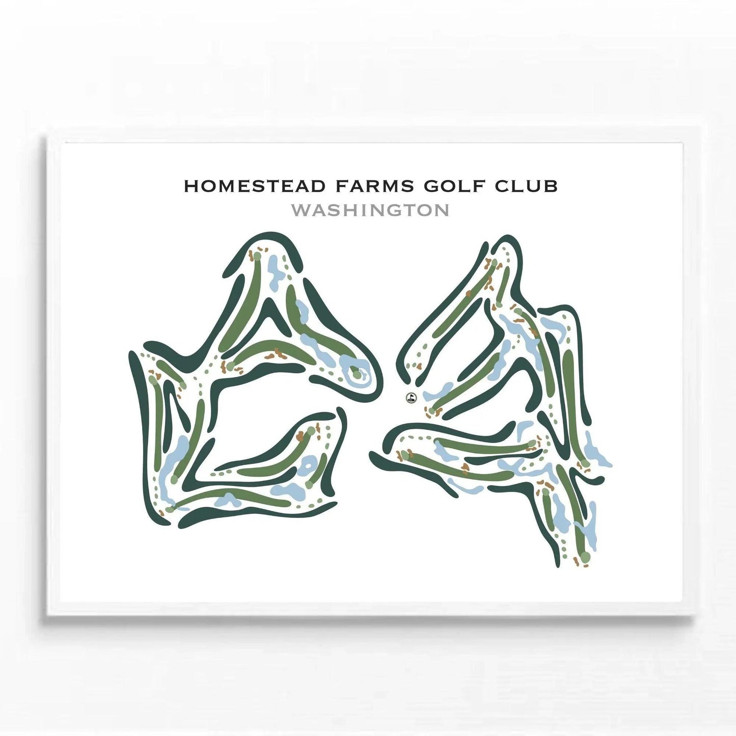 Homestead Farms Golf Club, Washington - Printed Golf Courses