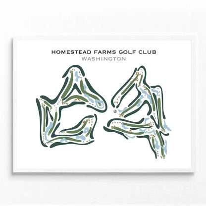 Homestead Farms Golf Club, Washington - Printed Golf Courses