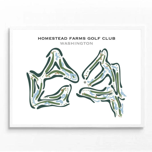 Homestead Farms Golf Club, Washington - Printed Golf Courses