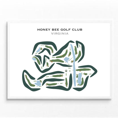Honey Bee Golf Club, Virginia - Printed Golf Courses