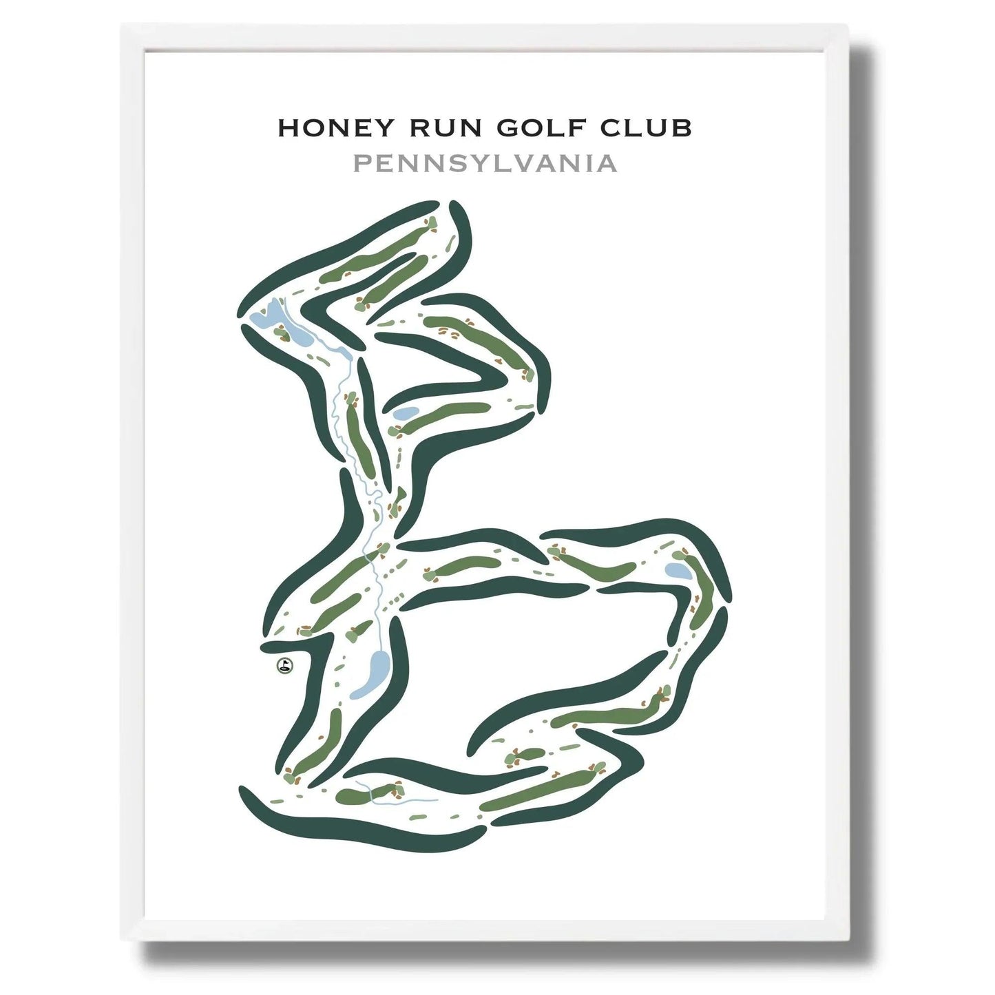 Honey Run Golf Club, Pennsylvania - Printed Golf Courses