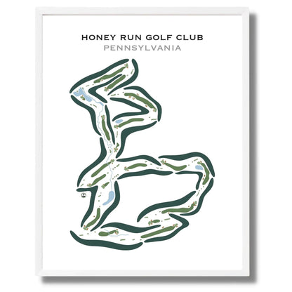 Honey Run Golf Club, Pennsylvania - Printed Golf Courses