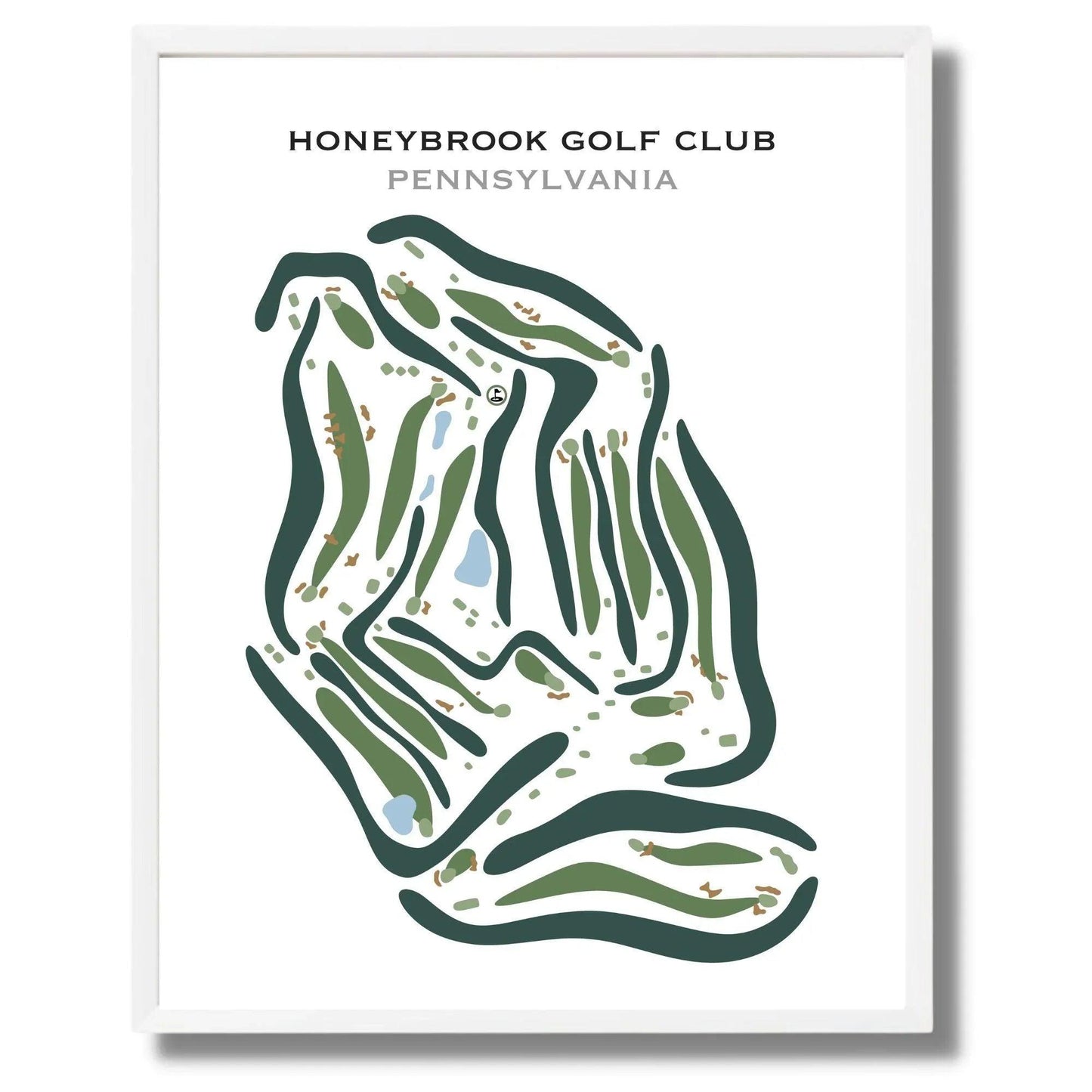 Honeybrook Golf Club, Pennsylvania - Printed Golf Courses