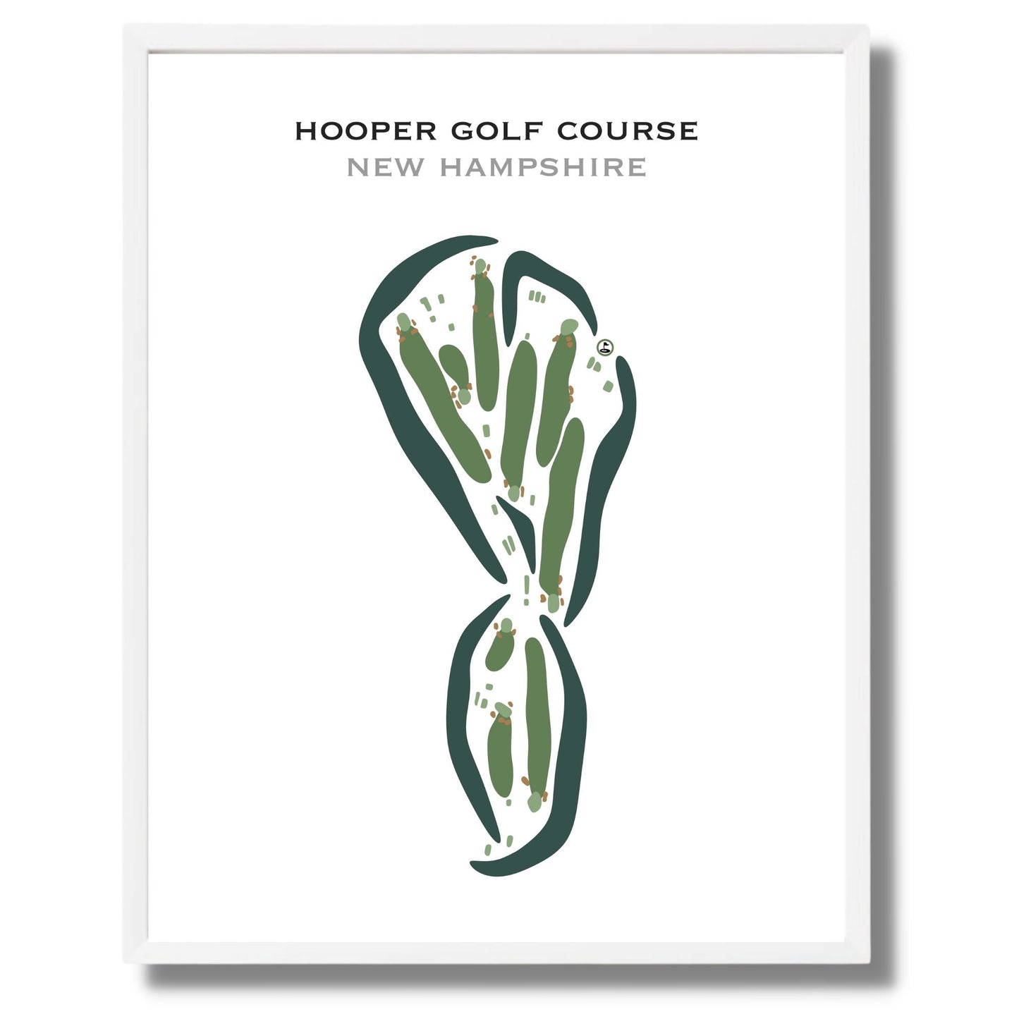 Hooper Golf Course, New Hampshire - Printed Golf Courses