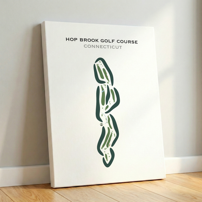 Hop Brook Golf Course, Connecticut - Printed Golf Courses