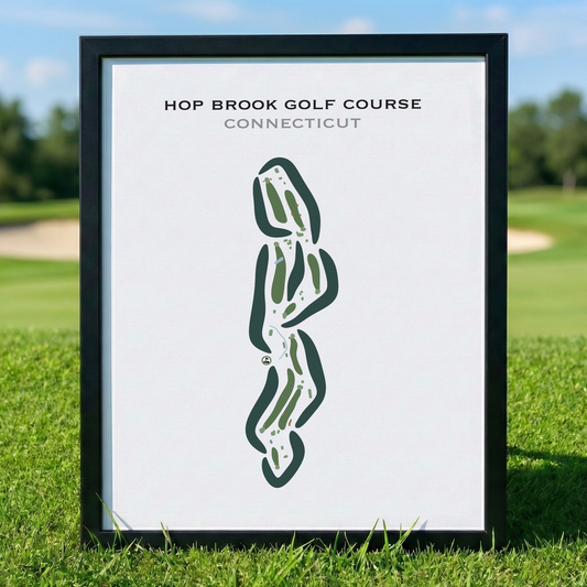 Hop Brook Golf Course, Connecticut - Printed Golf Courses