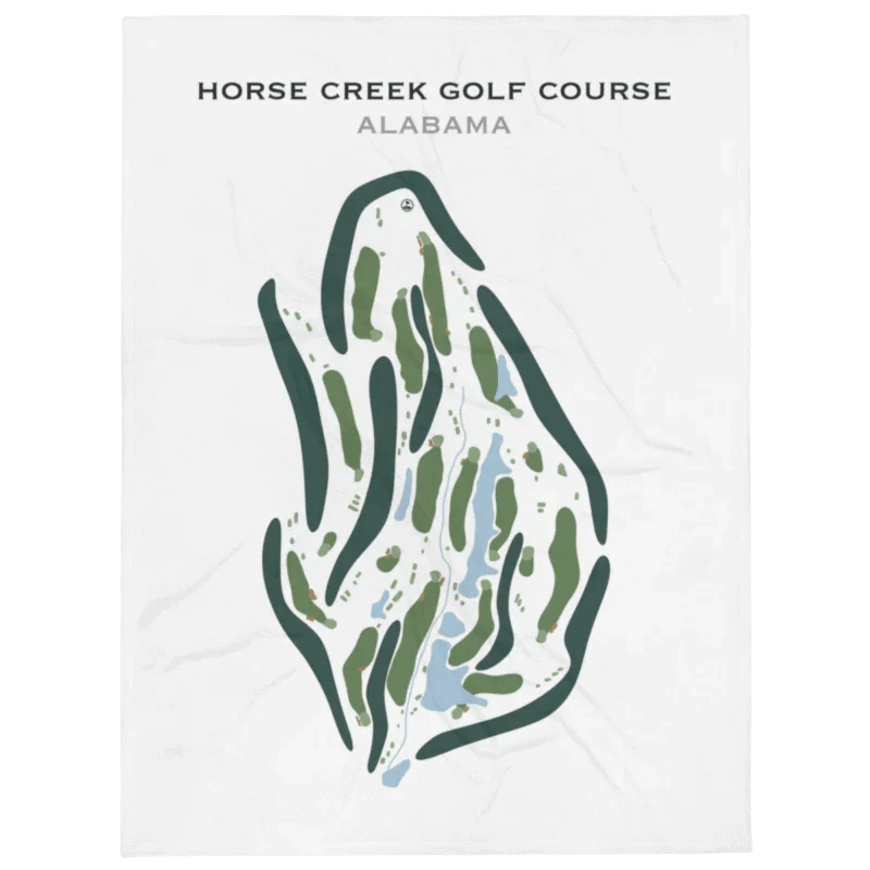 Horse Creek Golf Course, Alabama - Printed Golf Courses