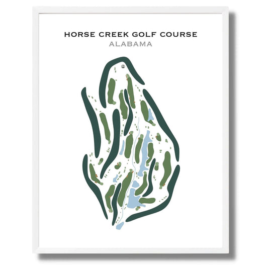 Horse Creek Golf Course, Alabama - Printed Golf Courses