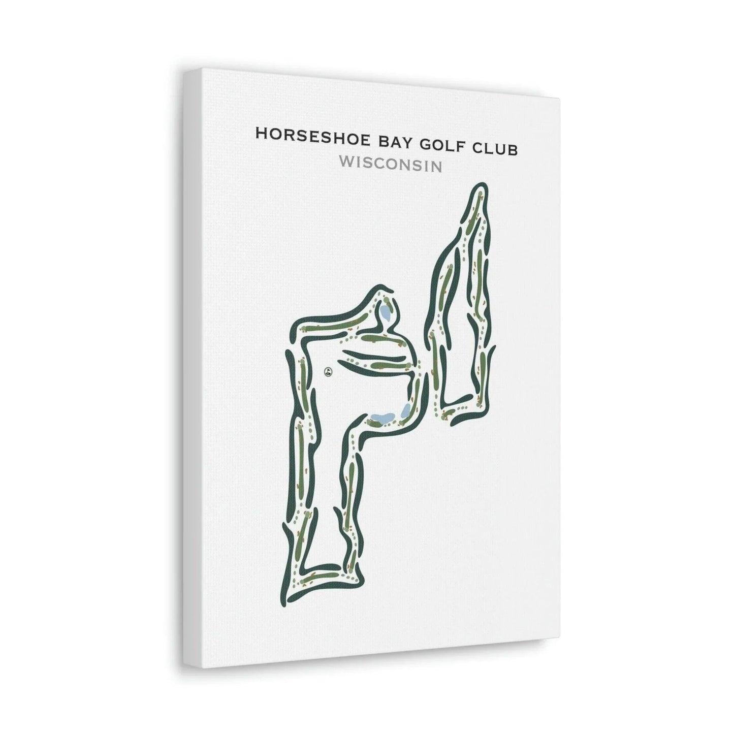 Horseshoe Bay Golf Club, Wisconsin - Printed Golf Courses