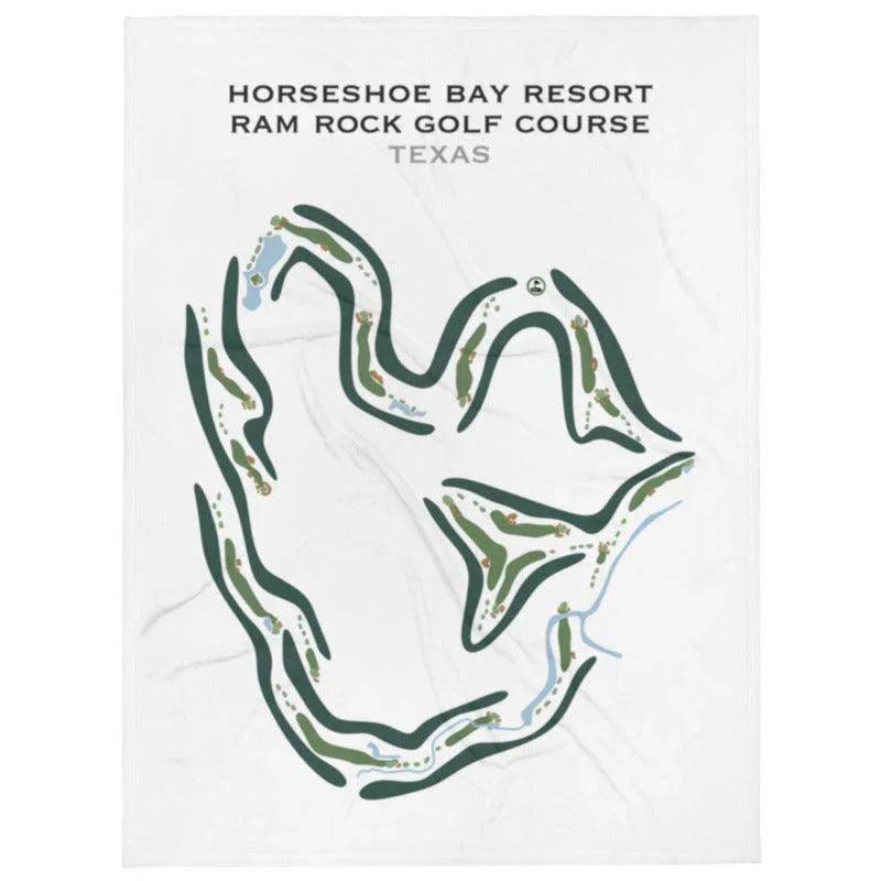 Horseshoe Bay Resort Ram Rock Golf Course, Texas - Printed Golf Courses