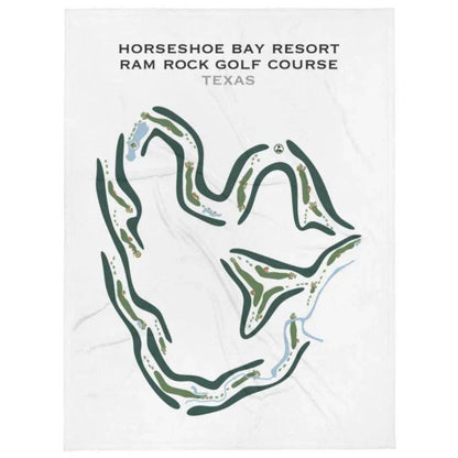 Horseshoe Bay Resort Ram Rock Golf Course, Texas - Printed Golf Courses