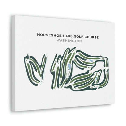 Horseshoe Lake Golf Course, Washington - Printed Golf Courses