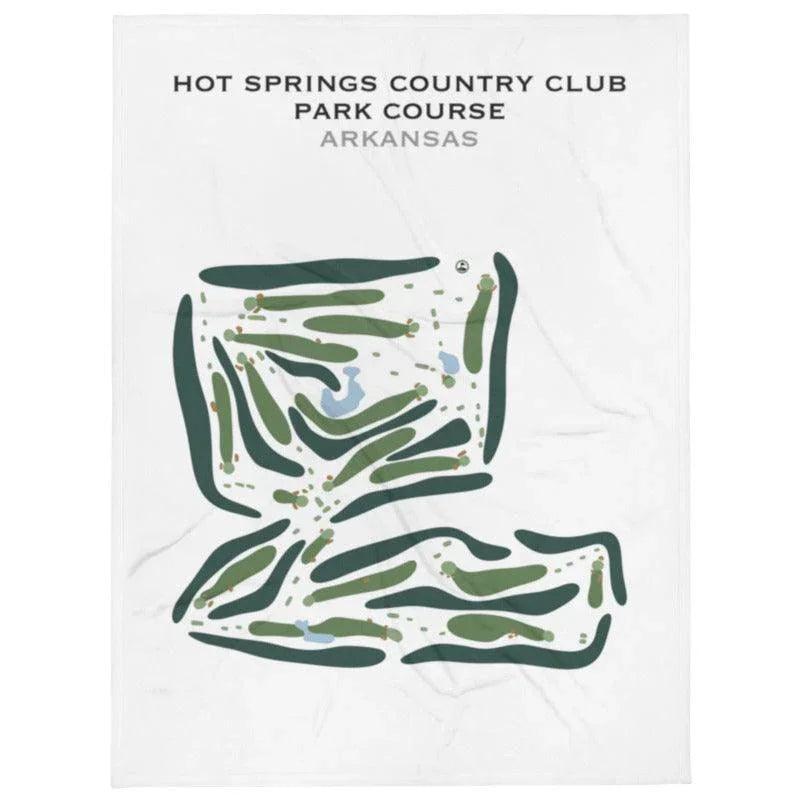 Hot Springs Country Club, Park Course, Arkansas - Printed Golf Course